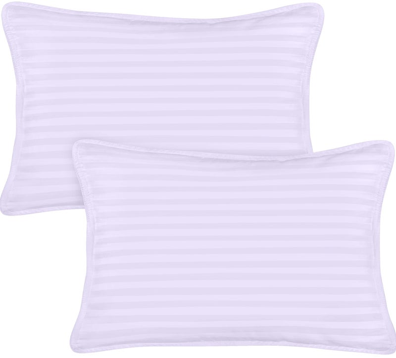 Utopia Bedding Utopia Bedding Toddler Pillow (Lavender, 2 Pack), 13x18 Pillows for Sleeping, Soft and Breathable Cotton Blend Shell, Small Kids Pillow Perfect for Toddler Bed and Travel (Intended for Age 2 and up)  - Image 1
