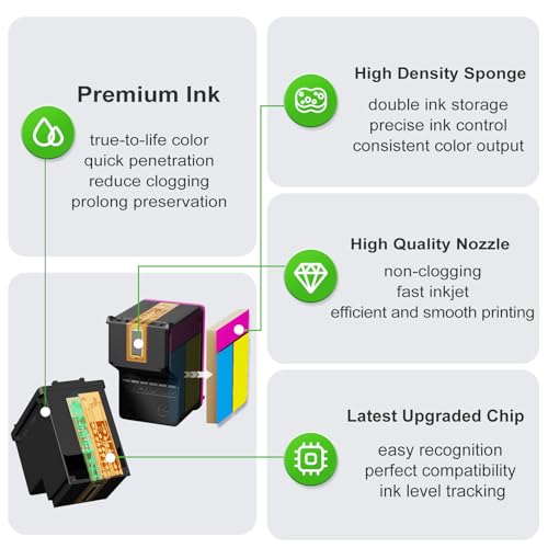 Ankink 67XL Black Ink Cartridge Replacement for HP 67 XL (2-Pack) use with DeskJet Envy 2755e 6055e 2700 2700e 6000 6000e 4155e 2734e 6455e 6400 2752e 4100 4100e 6400e 6458e Printer 67XXL - Image 5