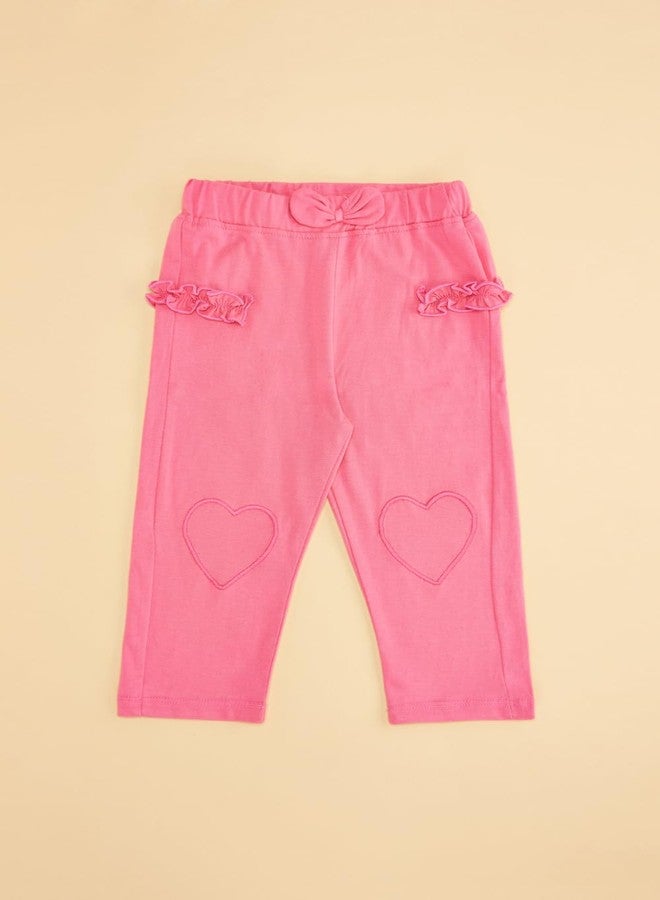 YU by Pantaloons Baby Girls Bottoms Pink - Image 4