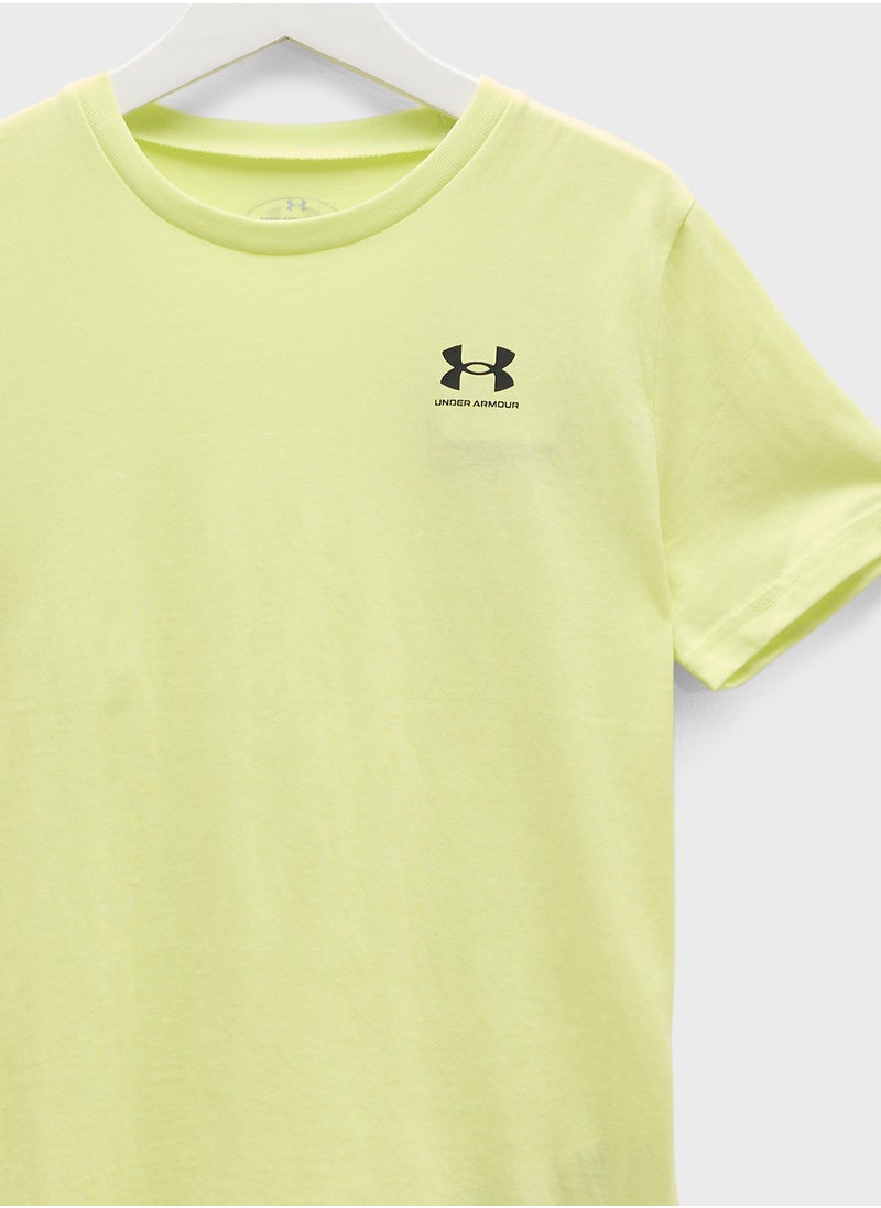 UNDER ARMOUR Youth Sportstyle Lc T-Shirt  - Image 3