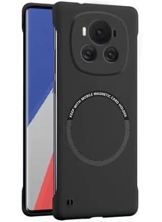 General Magnetic Frameless Case Compatible with Honor Magic 6 Pro 5G Matte Hard PC Wireless Charging Cover For Magic 6 Pro Fundas  - Image 1