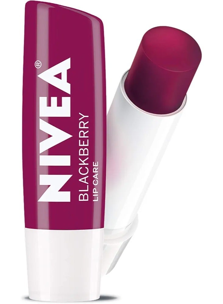 Nivea Lip Care Fruity Shine Blackberry , 4.8gm