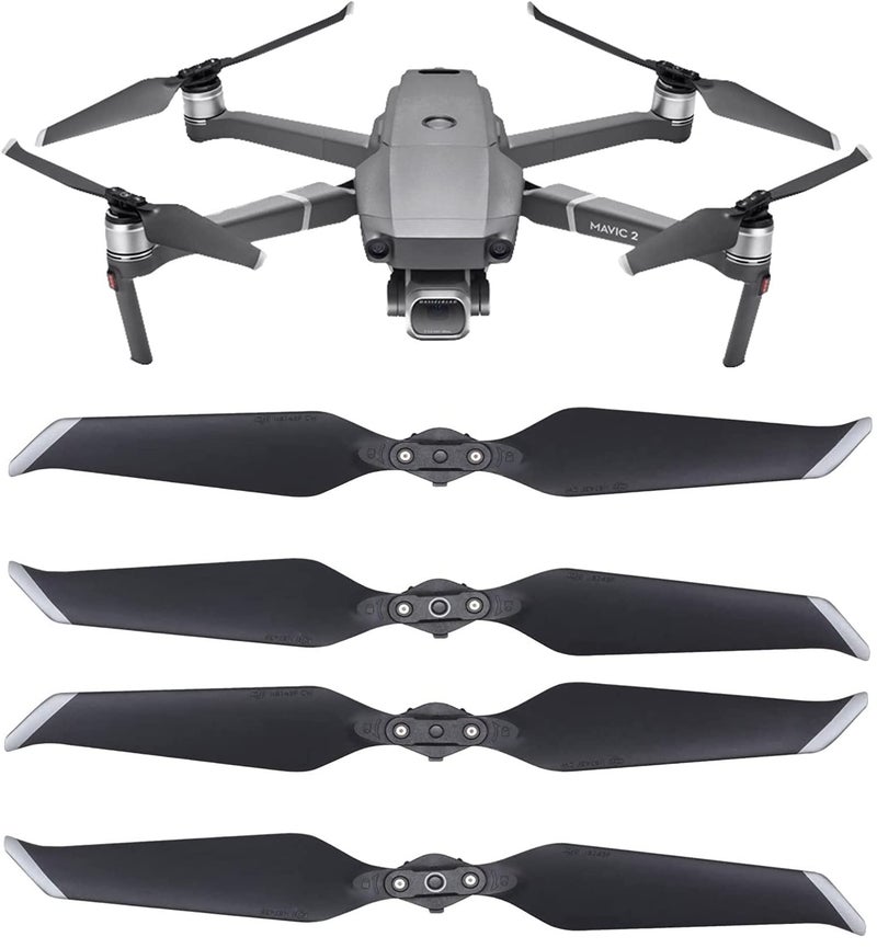 CareFlection 4 Propellers for DJI Mavic 2 Zoom/DJI Mavic 2 Pro UAV Device Low Noise Quick Release RC Drone FPV Quadcopter Fan Blade Propellor Extra Spare Part Helicam Replacement Kit(1 Full Set) - Image 1