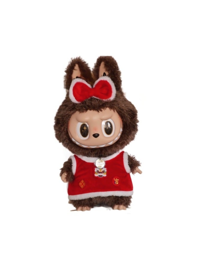 58cm Zimomo Doll Coat Large Rab Cloth Clothes 58cm Rab Cloth Doll Clothes-Specifications:17cm Boots-Color:Ready Stock Year Beast Year Clothes + Shoes  - Image 5