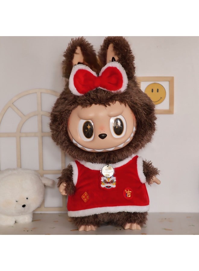 58cm Zimomo Doll Coat Large Rab Cloth Clothes 58cm Rab Cloth Doll Clothes-Specifications:17cm Boots-Color:Ready Stock Year Beast Year Clothes + Shoes  - Image 4