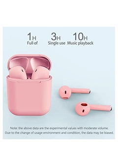 Generic Inpods 12 Bluetooth In-Ear Earphones With Mic And Charging Case Pink  - Image 4