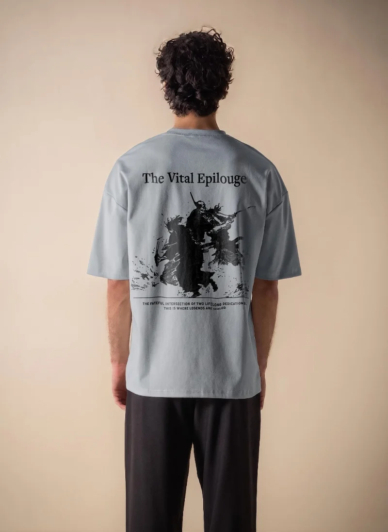 SHAPES SAMURAI PRINTED MIDWEIGHT T-SHIRT