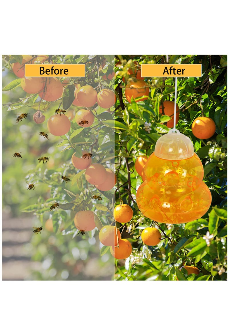 Excefore 2 Pack Wasp Traps Yellow Jacket Killer Bee Traps for Outside Wasp Carpenter Bee Catcher Fly Trap  - Image 2