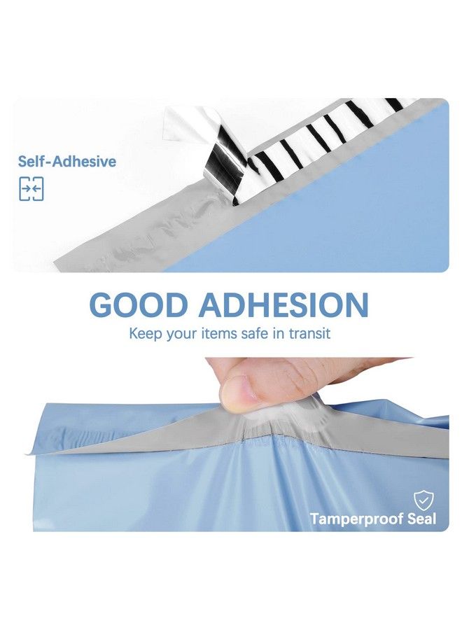 Metronic Poly Mailers 24X24 Inch 100 Pcs ; Large Shipping Bags For Clothing Small Business ; Strong Thick Mailing Bags With Self Adhesive ; Waterproof And Tearproof Large Package Bags In Haze Blue  - Image 4