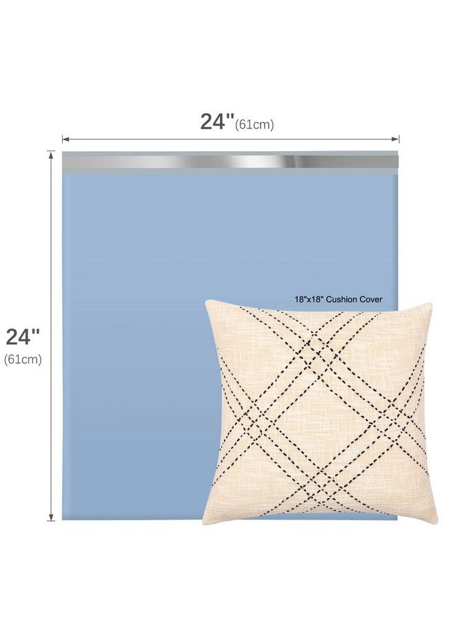 Metronic Poly Mailers 24X24 Inch 100 Pcs ; Large Shipping Bags For Clothing Small Business ; Strong Thick Mailing Bags With Self Adhesive ; Waterproof And Tearproof Large Package Bags In Haze Blue  - Image 3