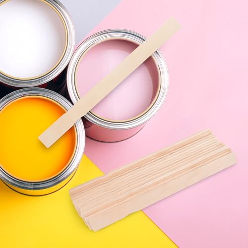 CRTWDMAN 30 Pieces Paint Stir Sticks, 12 Inch Long Wooden Paint Stirrers for Mixing Paint, Paint Sticks for Library Markers or Garden Plant Labels, Mixing Sticks for DIY Craft Sticks - Image 4
