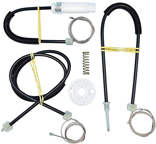 VIP KROM Window Regulator Repair Kit Compatible With VW Beetle Convertible Front Right 2003-2010 1Y0837462F - Image 4