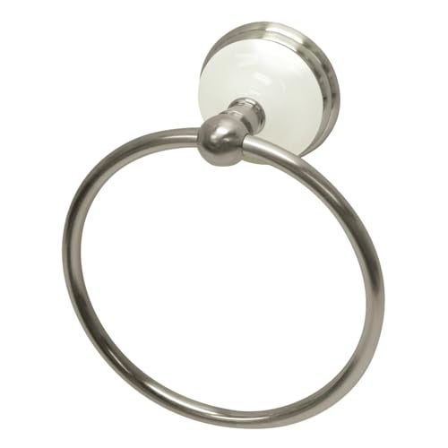 Kingston Brass BA1114SN Victorian Towel-Ring, 6-Inch, Brushed Nickel - Image 4