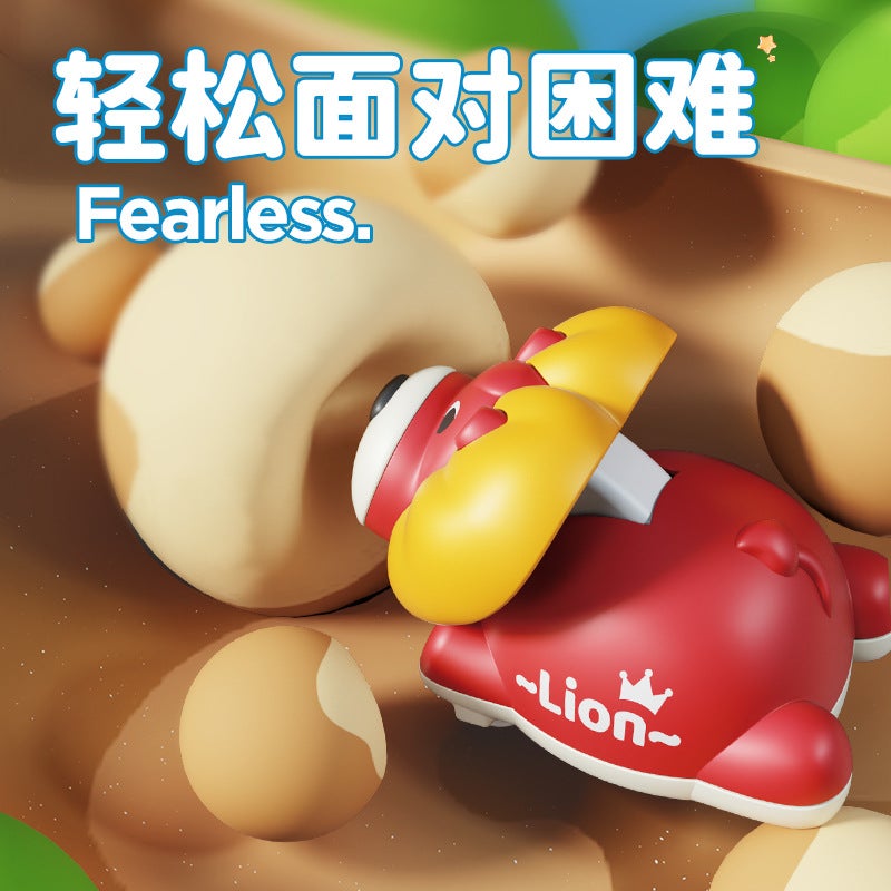 Press Cartoon Animal Toy Vehicle for Kids - Image 5