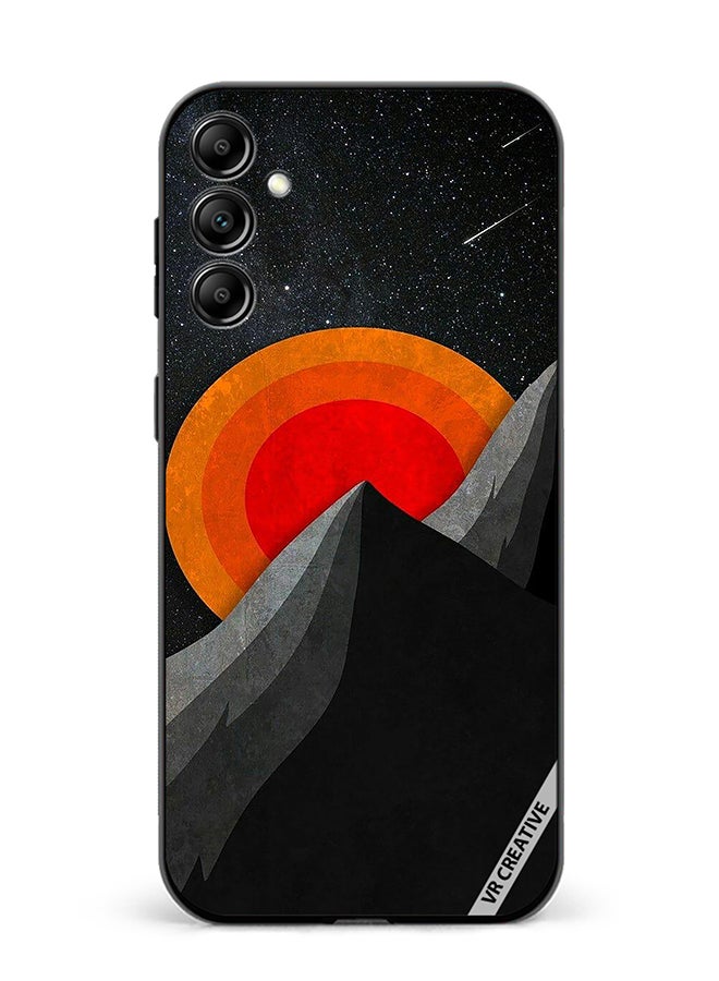 VR CREATIVE Protective Case Cover For Samsung Galaxy A55 Moon And Pyramid Design   Multicolour - Image 1