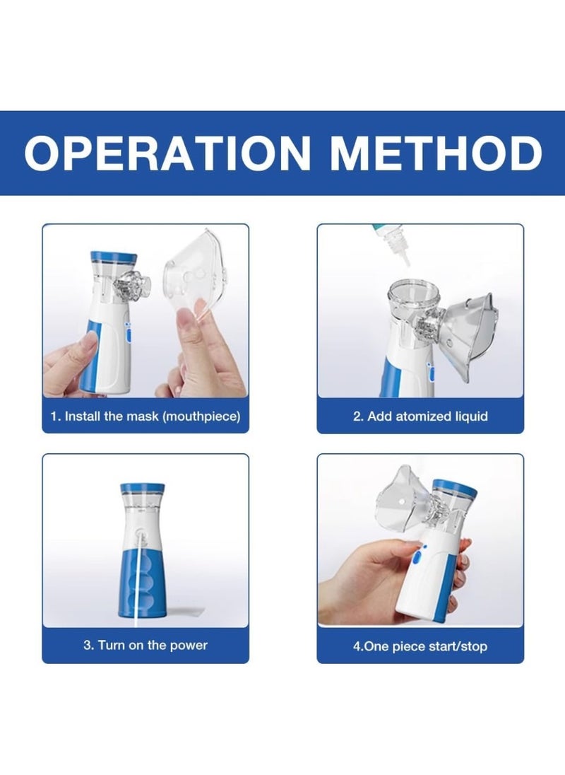 Changli Portable Compressor Nebuliser, Home Nebuliser Machine Personal Steam Atomizer for Kids and Adult, Jet Nebuliser Compressor  - Image 3