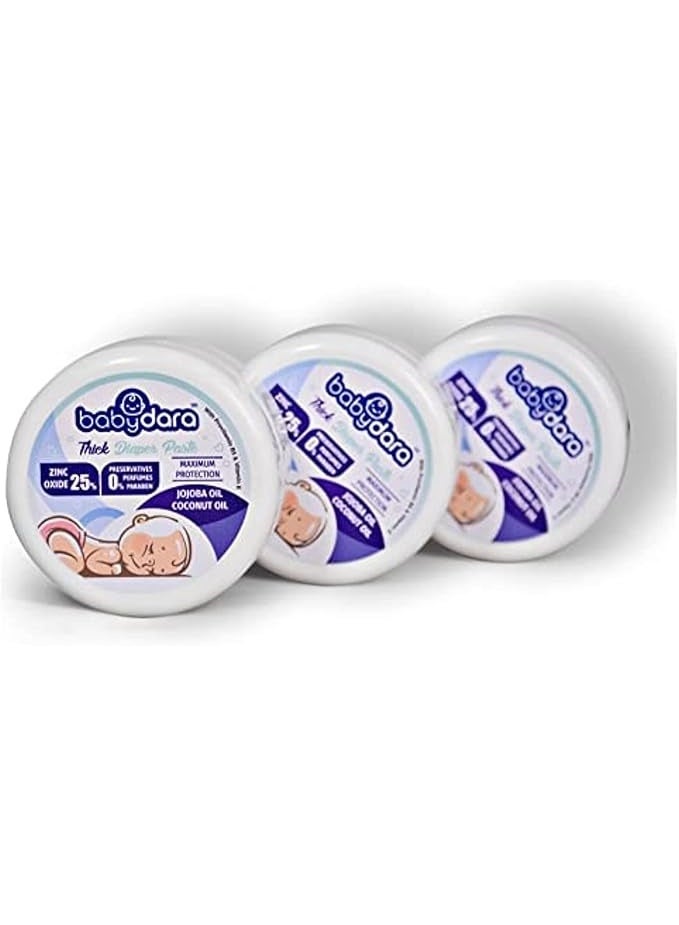 كريم بيبي دارا لعلاج طفح الحفاضات - 300 جرام ( 3 * 100جرام)