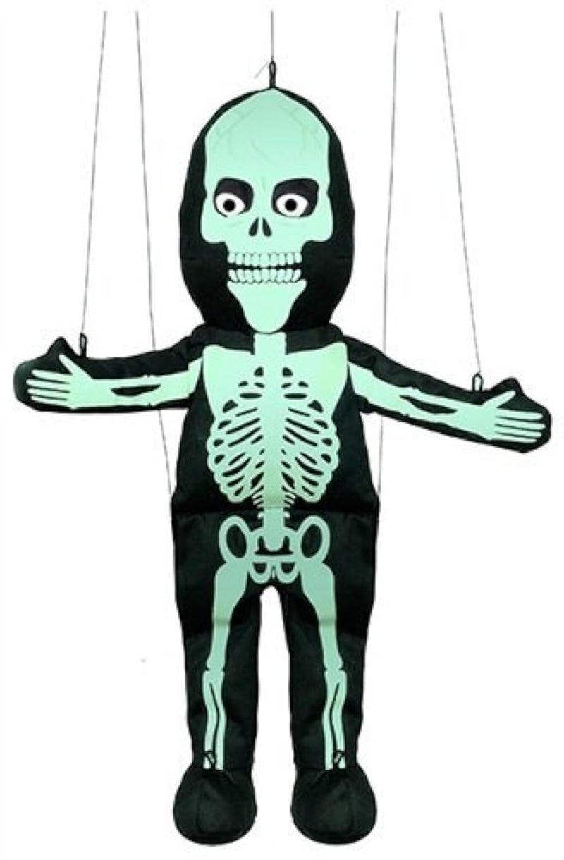 Silly Puppets Skeleton GlowinTheDark Marionette String Puppet - Image 2