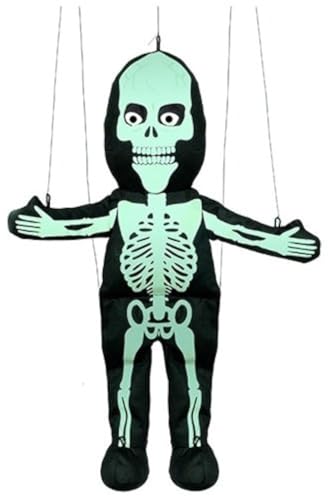Silly Puppets Skeleton GlowinTheDark Marionette String Puppet - Image 1
