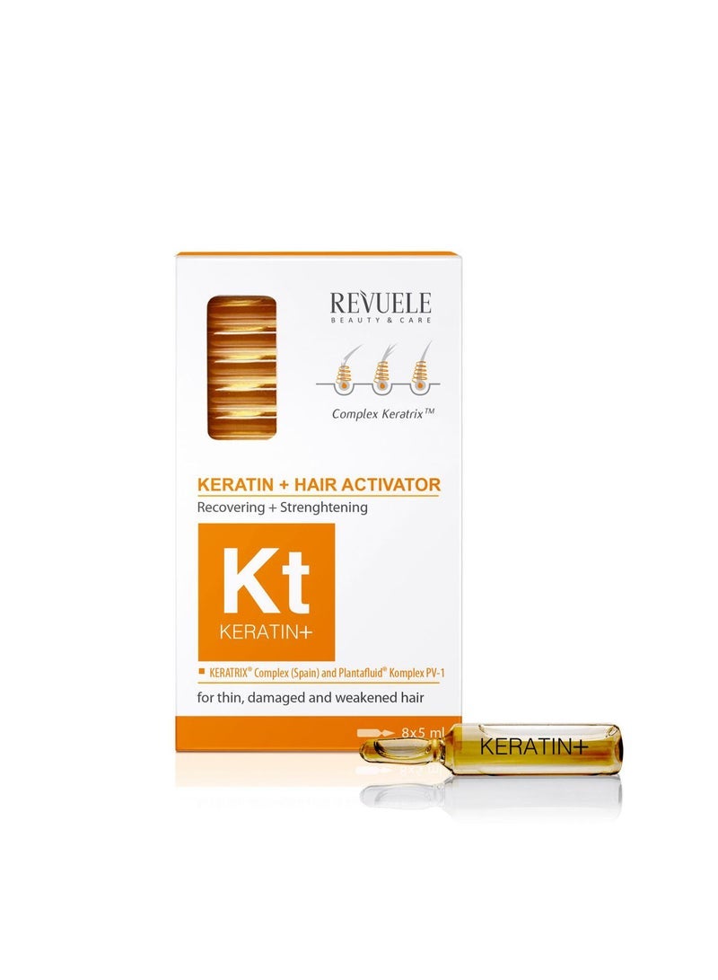 Revuele Keratin + Hair Activator Ampoules - Image 1