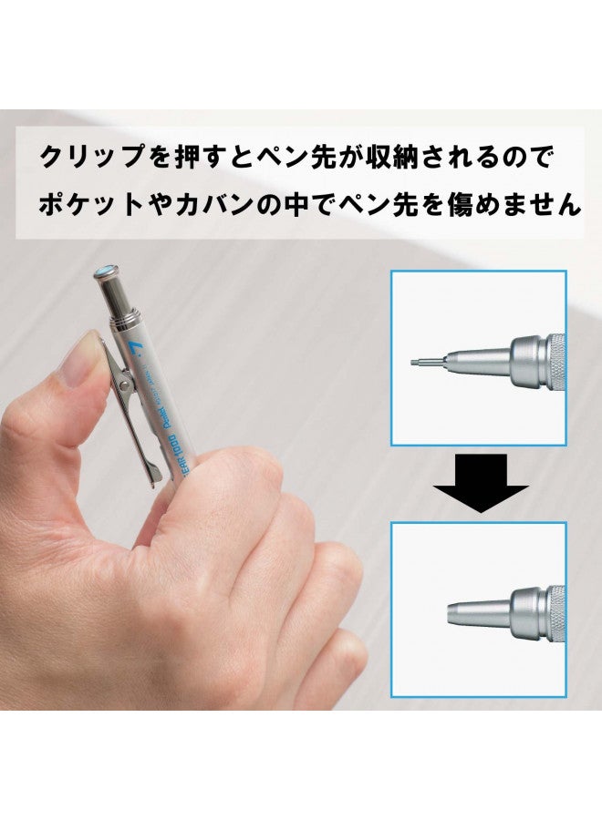 Pentel قلم رصاص ميكانيكي للرسم Pentel Graph Gear 1000 0.7 مم أزرق (PG1017) - Image 2