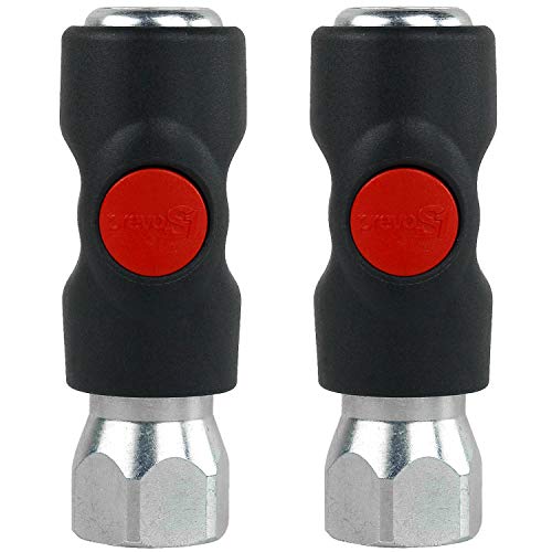 Prevost 2 Prevost Push Button Automotive Style Truflate Air Coupler 1/2" NPT USI061203 - Image 4