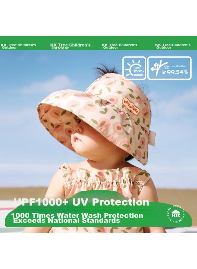 Kocotree Baby Sun Hat, Uv Protection, For Boys And Girls, Open Top, Wide Brim, Children's Sun Hat - Image 1