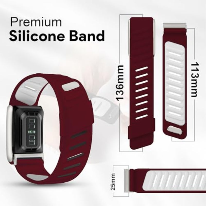 حزام بديل رياضي من السيليكون من Dado متوافق مع جهاز WHOOP 5.0، One، Peak، وLife Fitness Tracker قابل للتنفس، متين ومريح غير مناسب للجيل الرابع من Whoop - Image 3