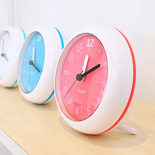 Mooas Silent Waterproof 3-in-1 Clock - Bathroom & Shower Use, Non-Ticking Battery Operated, Hanging & Indoor Outdoor, Kitchen & Bathroom Clock (Mint) - Image 5