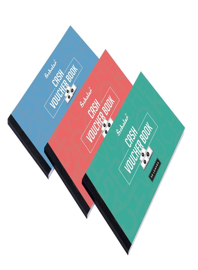 Scholar Cash Voucher Book (50 Sheets, Pack of 10) - Image 1
