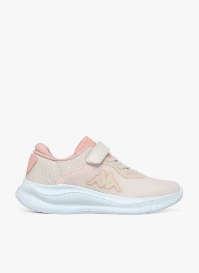 Kappa Girls' Logo Print Sports Shoes with Hook and Loop Closure