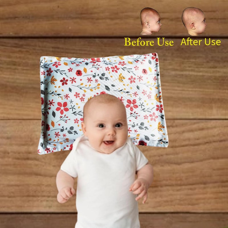 MammaChamp Rai Mustard Seeds Pillow | Rai Takiya | Neck Support Head |Baby-Round Head Shaping Detachable Cotton Cover Gifting 0-12 Months for Infant (Pack of 1, Size 24 cm x 18 cm, 500g) - Image 3