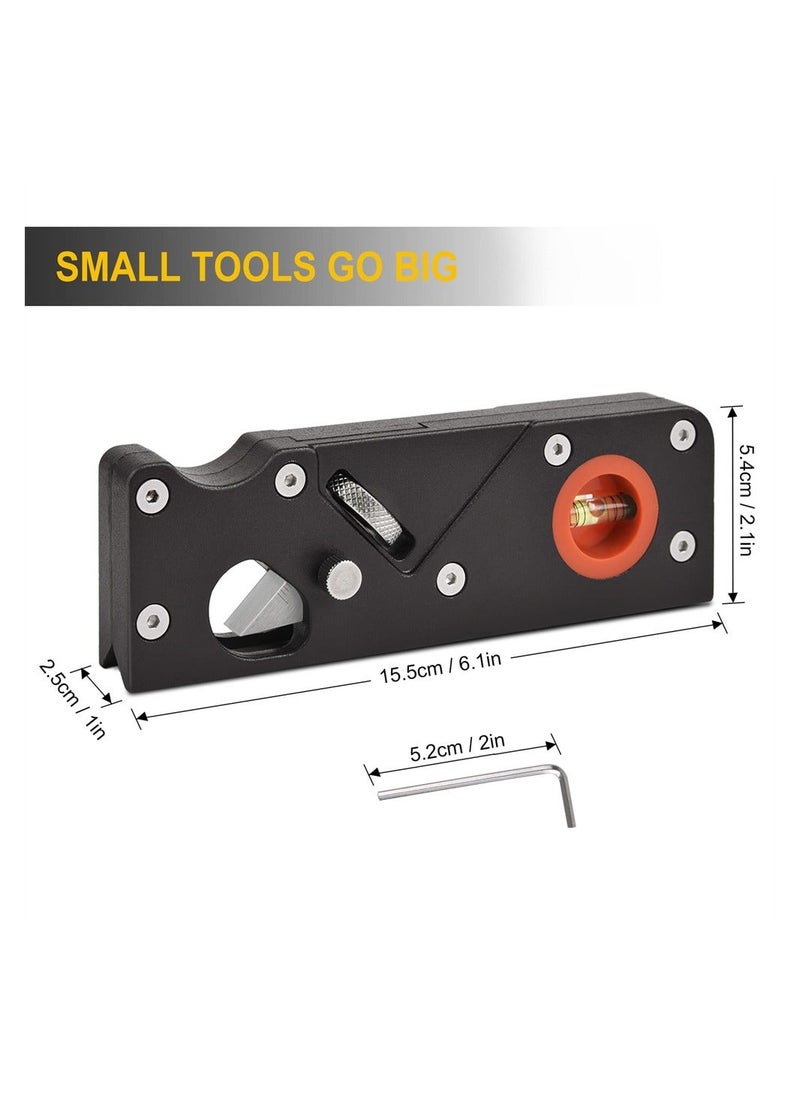 Chamfer Plane for Wood, Woodworking Edge Corner with Auxiliary Locator, Woodcraft DIY Tool, Woodwork Hand Planer Quick Trimming of Wood (W/1cuter) - pzsku/Z64D3A910FA464CA465F0Z/45/_/1704707987/de4c9434-8f0c-44a4-a5fd-530198a4bae9