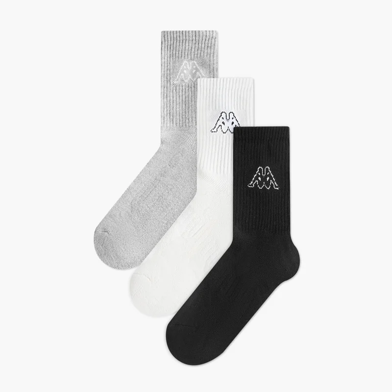 كابا Set of 3 - Kappa Textured Crew Length Socks