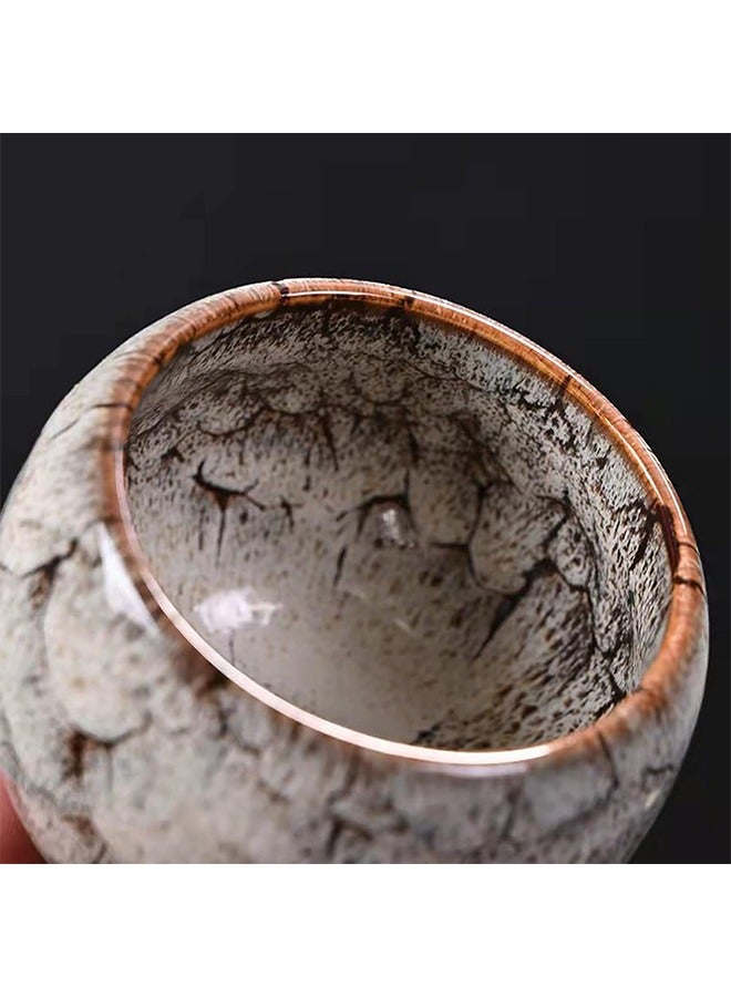 XiuWoo 5 Piece Ceramic Tea Cup gift set,Double Walled Espresso V60 Coffee Cups Porcelain Tea Cup Set, Chinese kung fu tea set, Japanese style tea cup, yerba mate tea set, ceramic mate cup set, Coffee Cup Set,200 ml,5 Colors(Nice Packaging, Used as Gift, 200ml) - Image 5