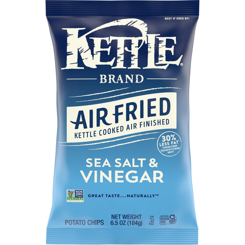 Kettle Brand Potato Chips Air Fried Sea Salt  Vinegar Kettle Chips 65 Oz Bag - Image 3