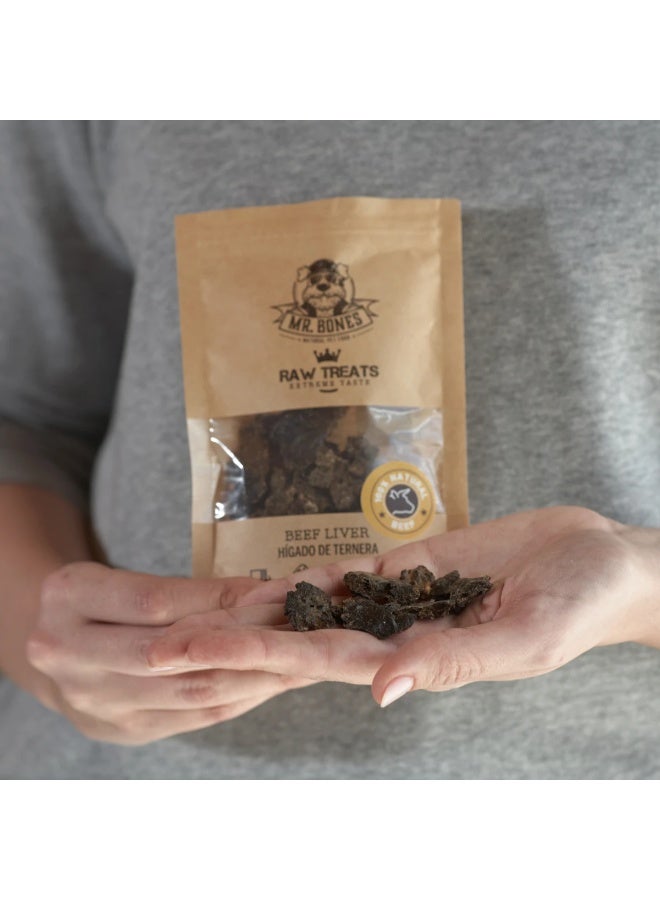 Mr. Bones Raw Treats Beef liver - Natural Snack for dogs and cats - Image 2