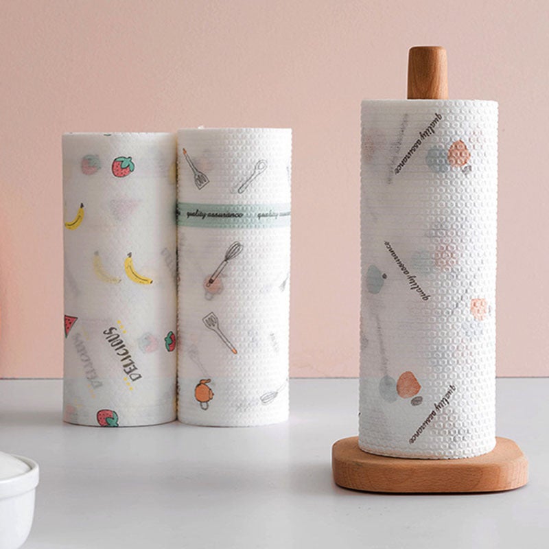 Generic Disposable Kitchen Cleaning Cloth thickened print style