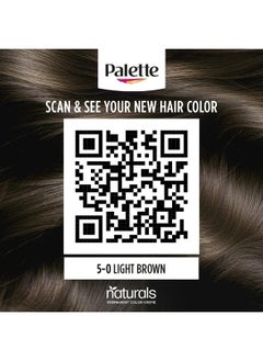 Palette Palette Permanent Natural Colours Cream 5.0, Light Brown, 100 ml  - Image 5