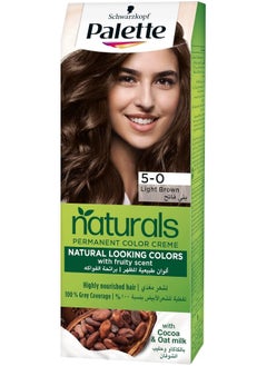 Palette Palette Permanent Natural Colours Cream 5.0, Light Brown, 100 ml  - Image 1