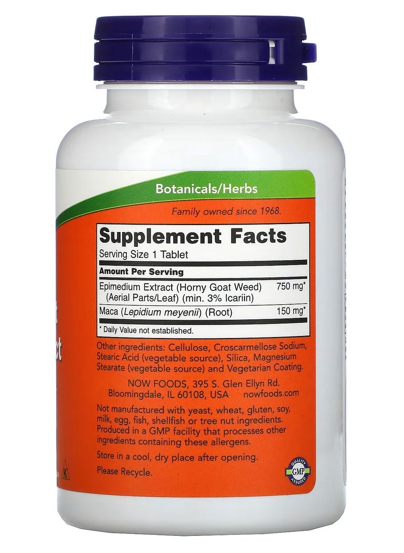 ناو - مستخلص عشبة العنزة من Now Foods  تمنحك الطاقة والحيوية - Image 1