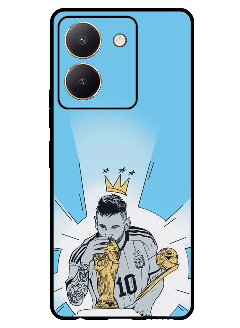 Theodor Protective Case Anti Scratch Shock Proof Bumper Cover For Vivo Y27s Messi Kiss WC - Image 1