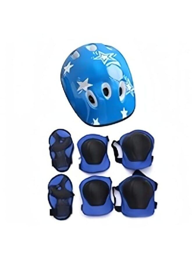 Generic 5PCS/SET Universal Children Kids Protective Gear Set Comfortable Scooter Skate Roller Cycling Knee Pads Elbow Pads Set - Assorted colors 
