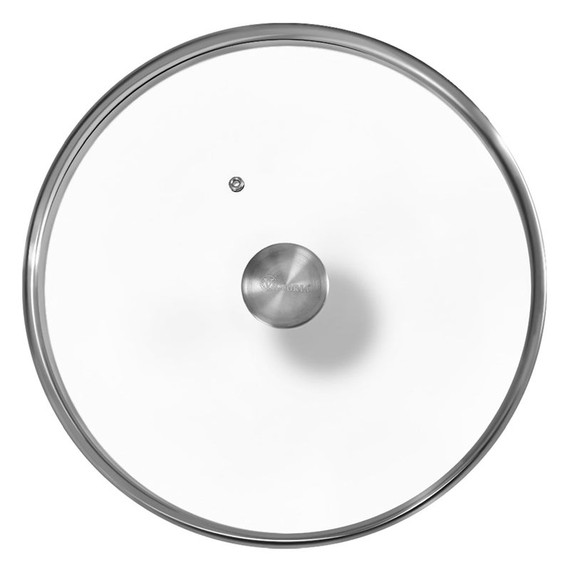 121Inch Glass Lid for Victoria Round 13Inch Cast Iron Skillet or Pan Custom Made for Only Victoria Brand Internal Diameter 121Inch External Diameter 13 Inch