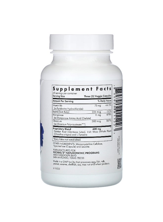 Michael's Naturopathic Michael's Naturopathic, Thyroid Factors, 120 Vegan Capsules - Image 2