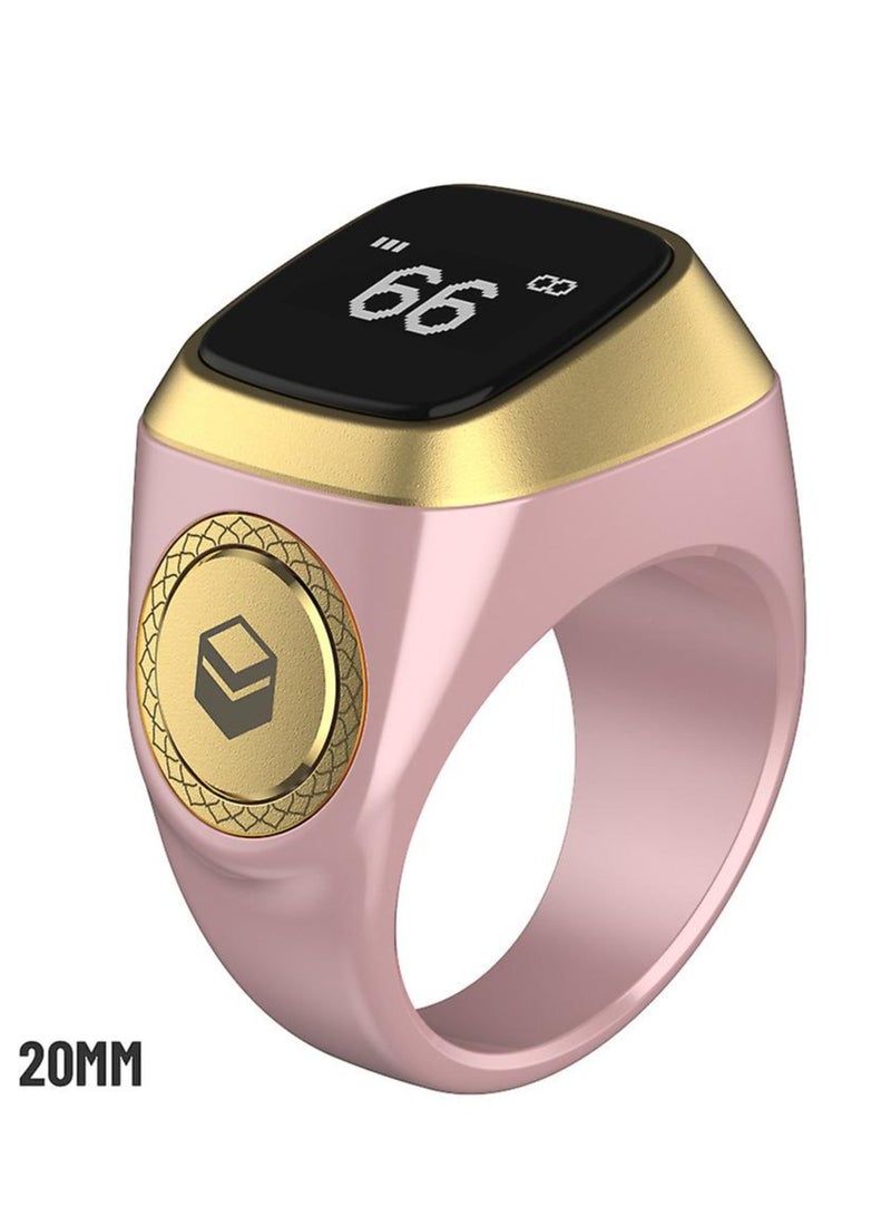 Smart Tasbih Zikr1 Lite Ring 20mm  PINK - Image 2