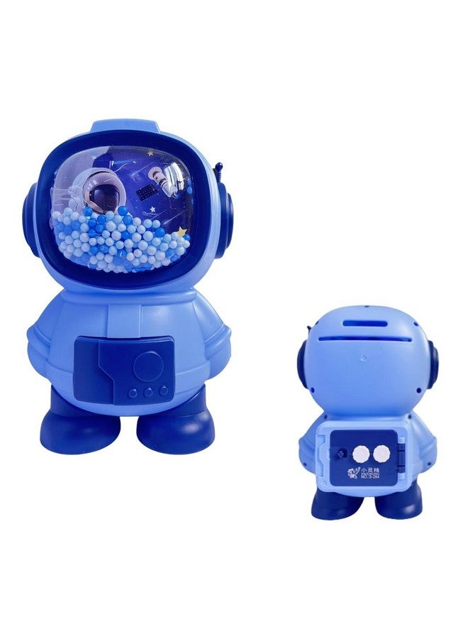 Ngel Cartoon Design Plastic Piggy Bank || Creative Cute Money Bank || Coin Saving Bank For Boys & Girls (Pack Of 1) (Astronaut - Blue) - Image 1
