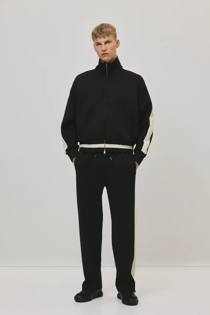 H&M Loose Fit Track jacket with side stripes