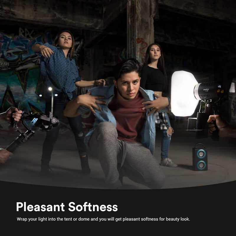 Godox طقم خيمة ناعمة ML-CS1625 مع 3 محولات لـ V1 V1S V1C V1N AD100PRO V860II V860II V850II TT685II TT685 TT600 TT560II TT520II TT660S AD200 ML30 ML30Bi ML60 ML60Bi AD300PRO AD400PRO - Image 4