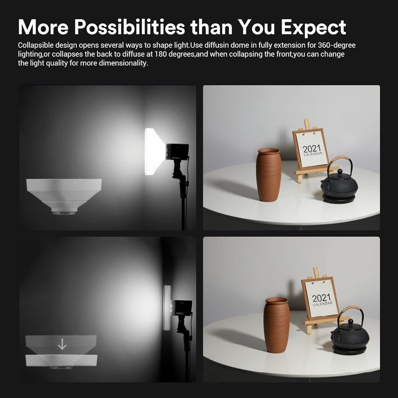 Godox طقم خيمة ناعمة ML-CS1625 مع 3 محولات لـ V1 V1S V1C V1N AD100PRO V860II V860II V850II TT685II TT685 TT600 TT560II TT520II TT660S AD200 ML30 ML30Bi ML60 ML60Bi AD300PRO AD400PRO - Image 5